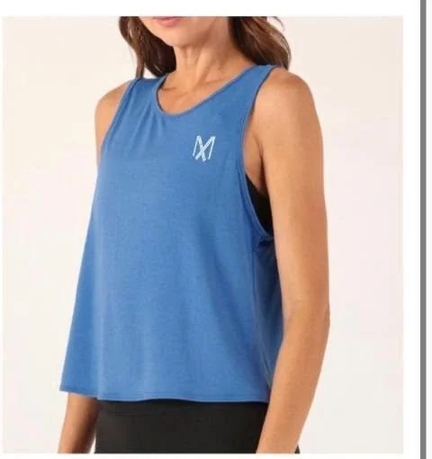 Cut Loose Tank in sapphire